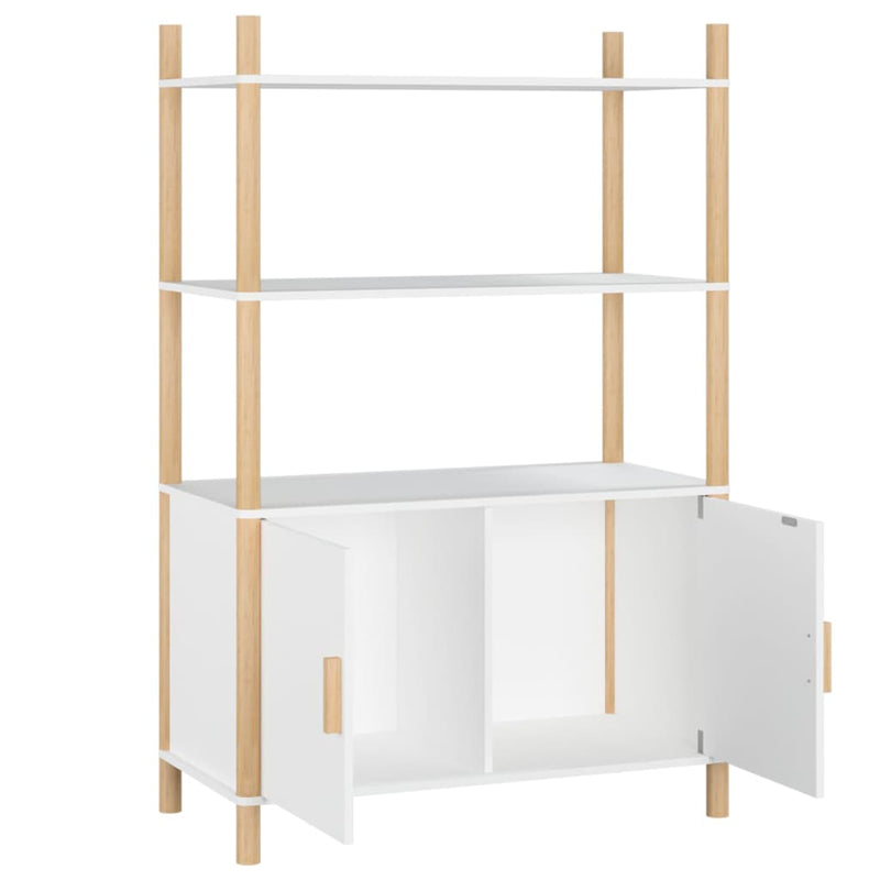 vidaXL Highboard White 80x40x121 cm Engineered Wood