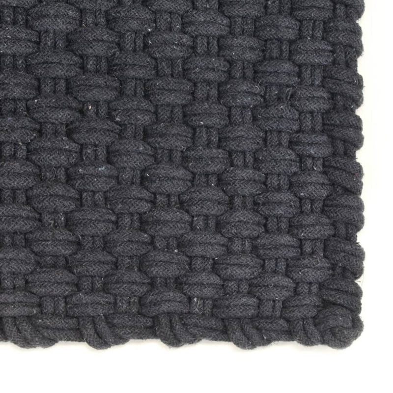 vidaXL Rug Rectangular Anthracite 160x230 cm Cotton