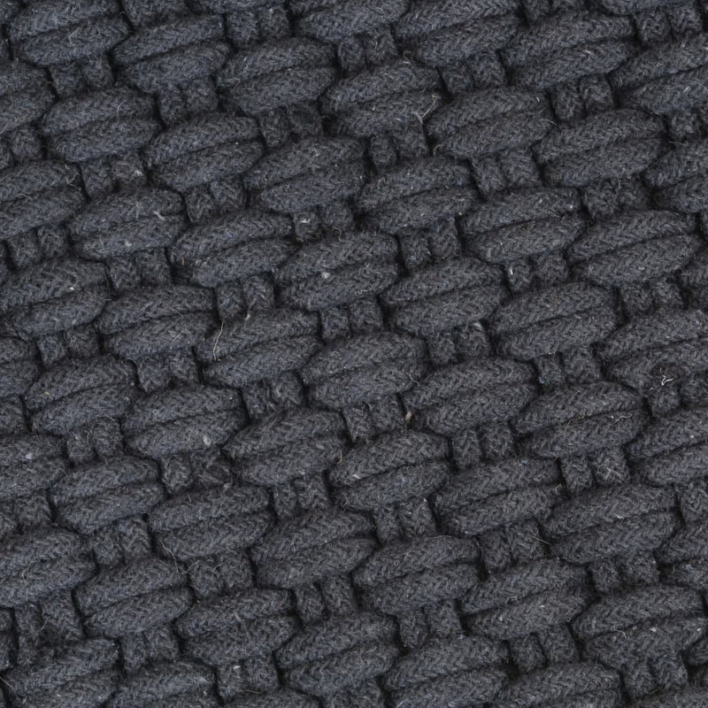 vidaXL Rug Rectangular Anthracite 160x230 cm Cotton