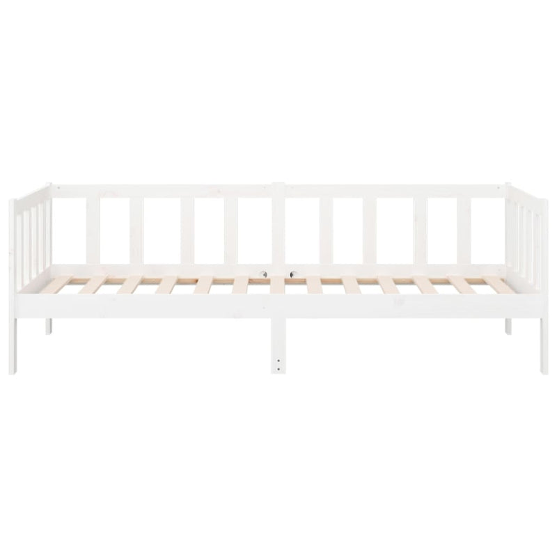 vidaXL Day Bed without Mattress White 90x190 cm Solid Wood Pine