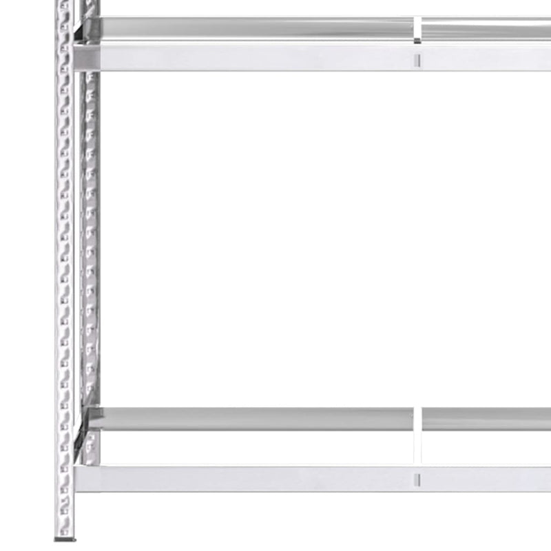 vidaXL 2-Layer Tire Racks 2 pcs Silver 110x40x180 cm Steel