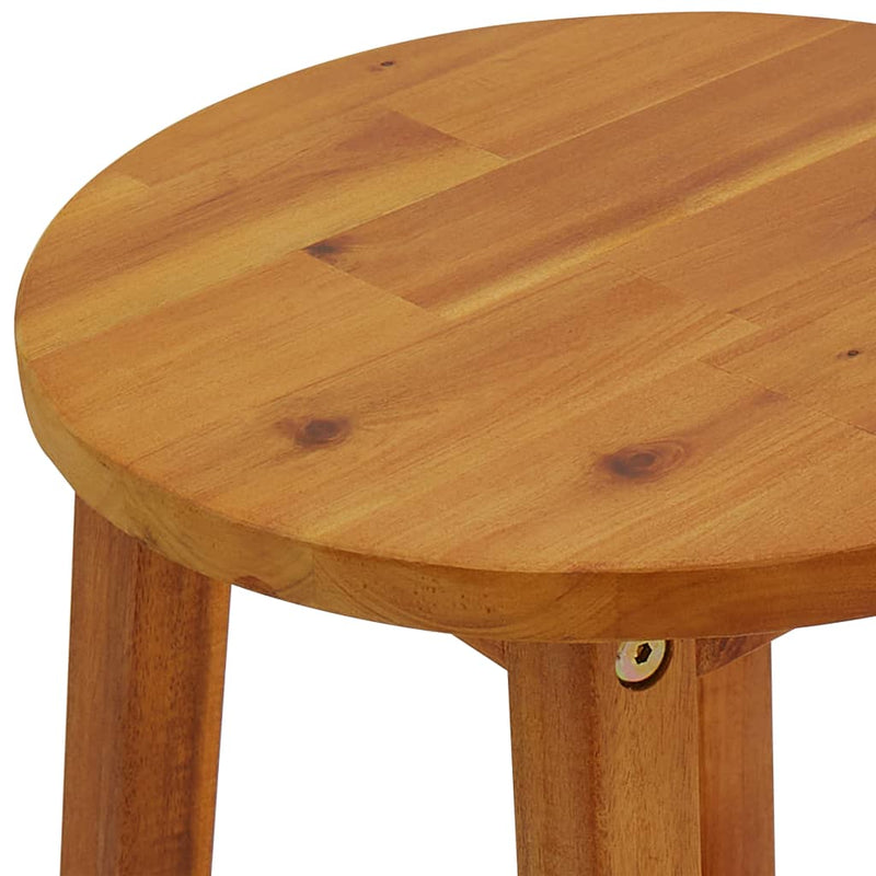 vidaXL Bar Stools 8 pcs Solid Wood Acacia