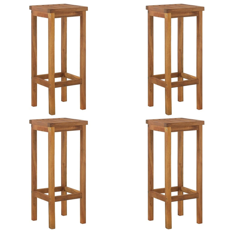 vidaXL 5 Piece Garden Bar Set Solid Wood Acacia