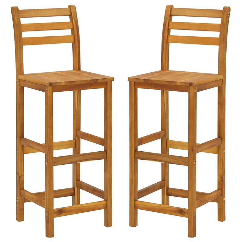 vidaXL 3 Piece Garden Bar Set Solid Wood Acacia