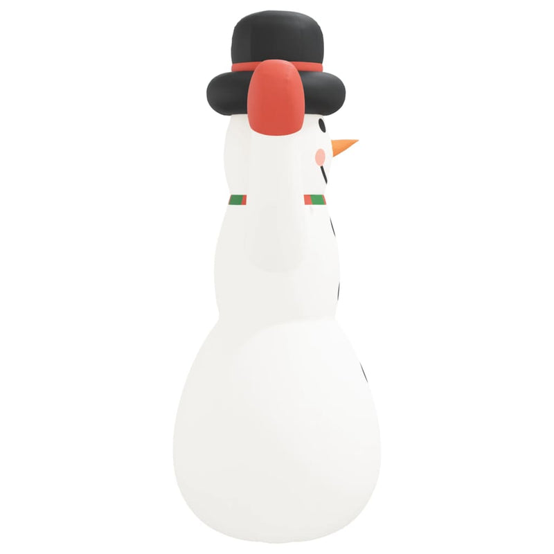 vidaXL Christmas Inflatable Snowman with LEDs 455 cm