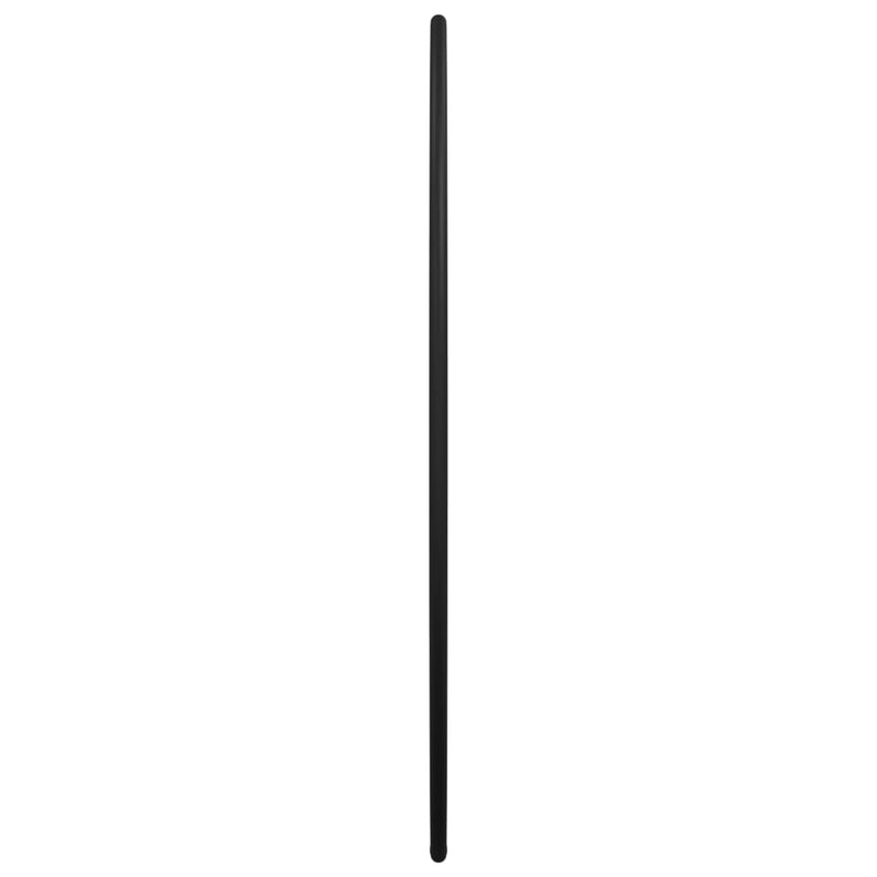 vidaXL Wall Mirror Black Ø 40 cm Round