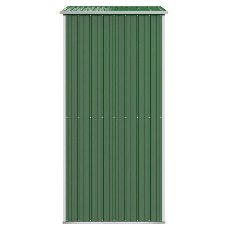 vidaXL Garden Shed Green 192x108x223 cm Galvanised Steel