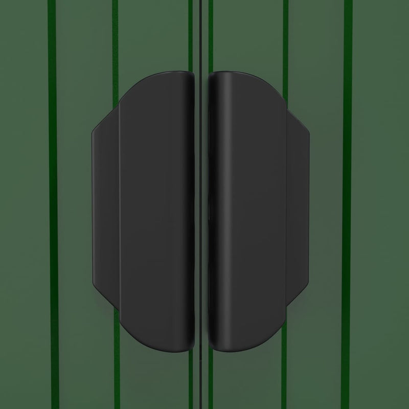 vidaXL Garden Shed Green 192x108x223 cm Galvanised Steel