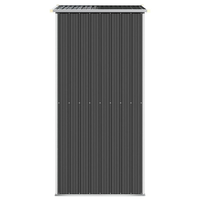 vidaXL Garden Shed Anthracite 192x108x223 cm Galvanised Steel