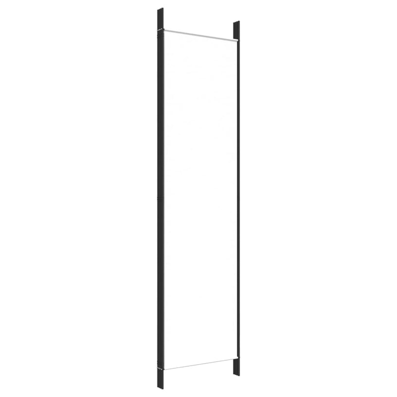 vidaXL 4-Panel Room Divider White 200x200 cm Fabric