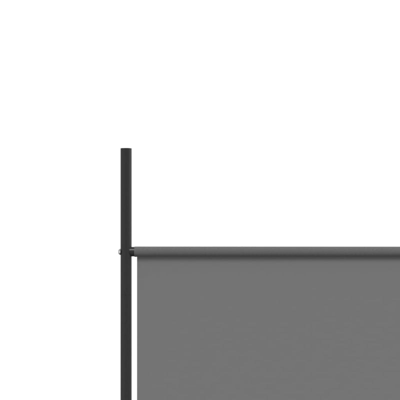 vidaXL 5-Panel Room Divider Anthracite 250x200 cm Fabric