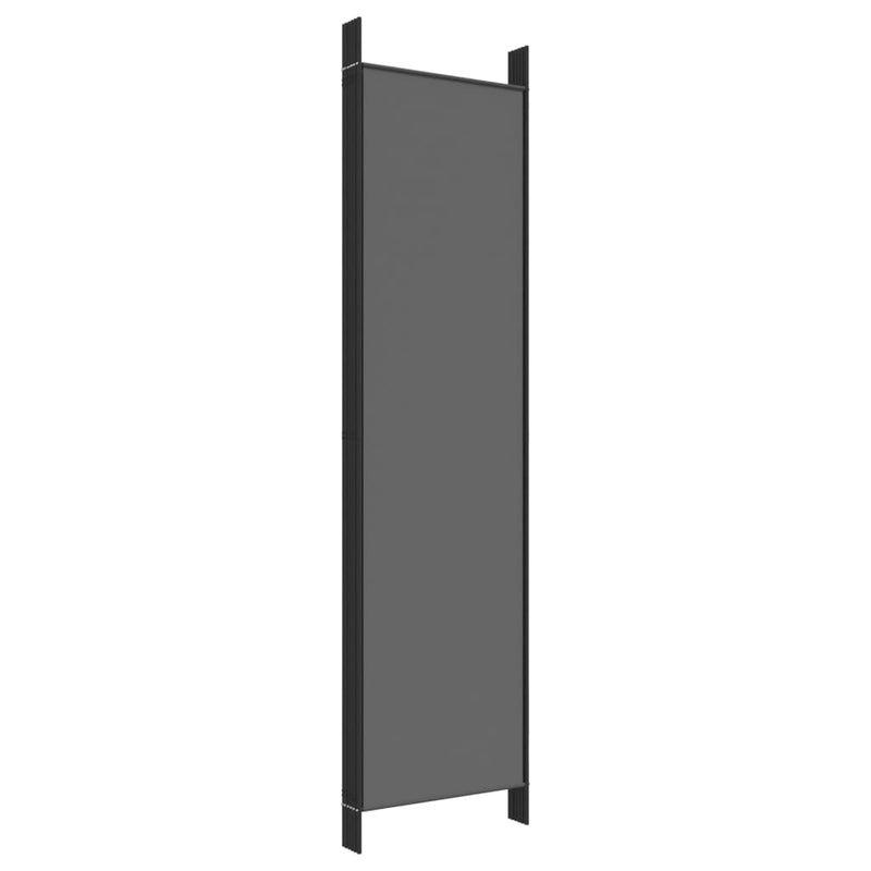 vidaXL 6-Panel Room Divider Anthracite 300x200 cm Fabric