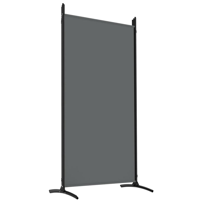 vidaXL 5-Panel Room Divider Anthracite 433x180 cm Fabric
