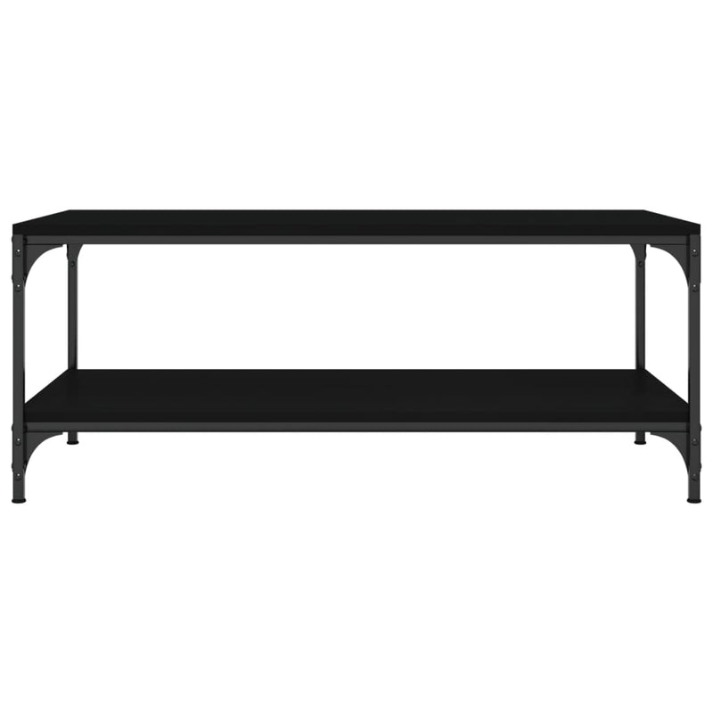 vidaXL Coffee Table Black 100x50x40 cm Engineered Wood
