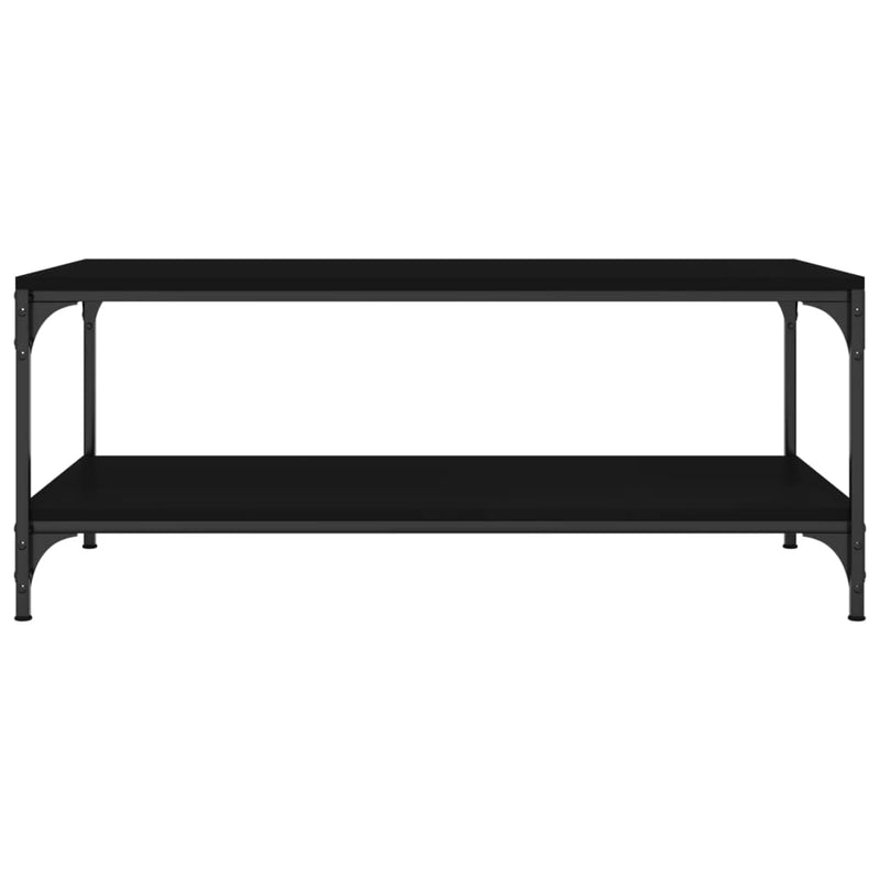 vidaXL Coffee Table Black 80x50x40 cm Engineered Wood