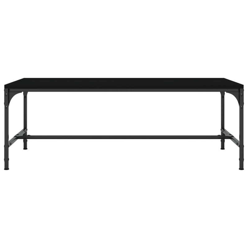 vidaXL Coffee Table Black 100x50x35 cm Engineered Wood
