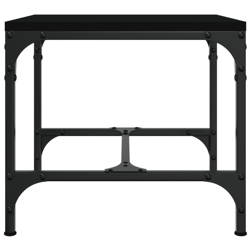vidaXL Coffee Table Black 50x50x35 cm Engineered Wood
