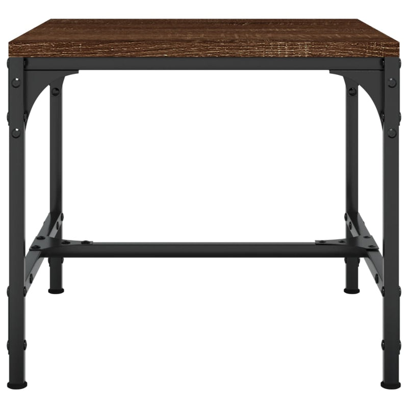 vidaXL Side Tables 2 pcs Brown Oak 40x40x35 cm Engineered Wood