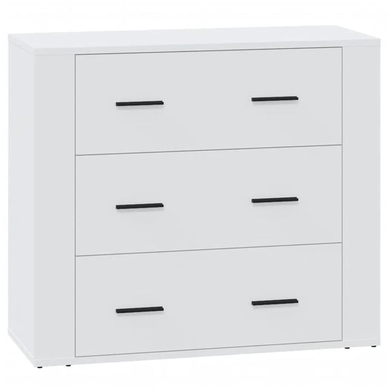 vidaXL Sideboard White 80x33x70 cm Engineered Wood