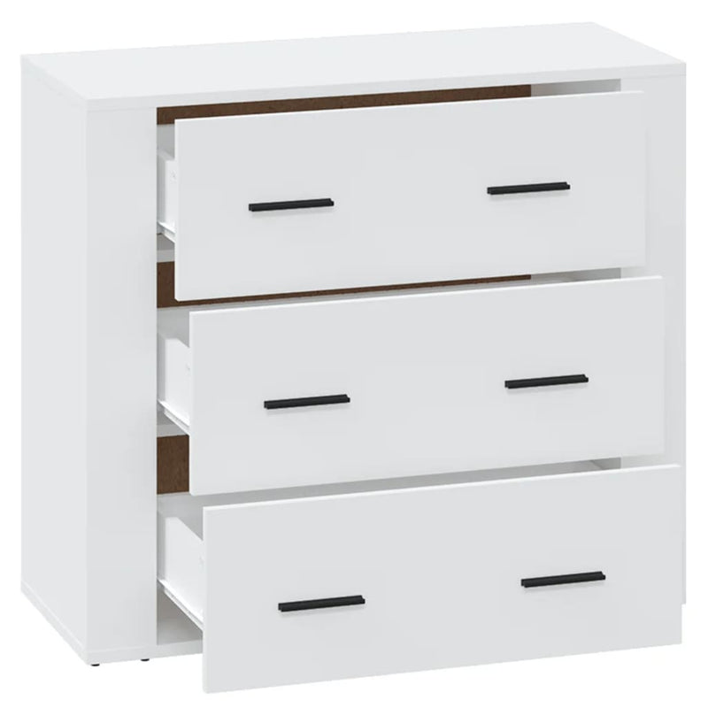vidaXL Sideboard White 80x33x70 cm Engineered Wood