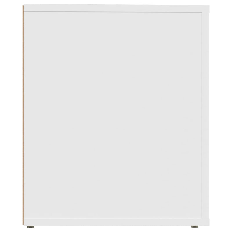 vidaXL Bedside Cabinets 2 pcs White 50x39x47 cm