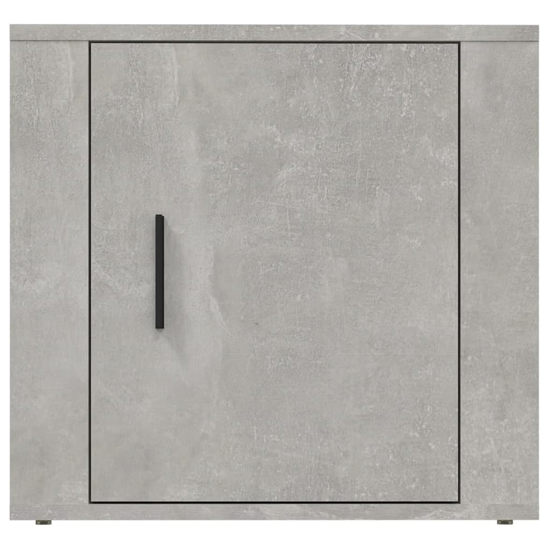 vidaXL Bedside Cabinets 2 pcs Concrete Grey 50x39x47 cm