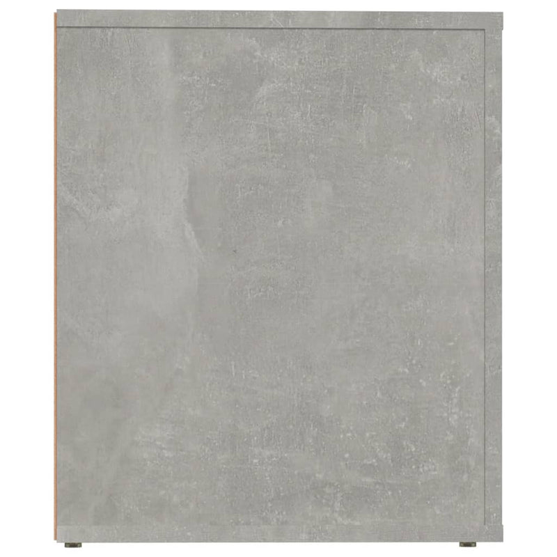 vidaXL Bedside Cabinets 2 pcs Concrete Grey 50x39x47 cm