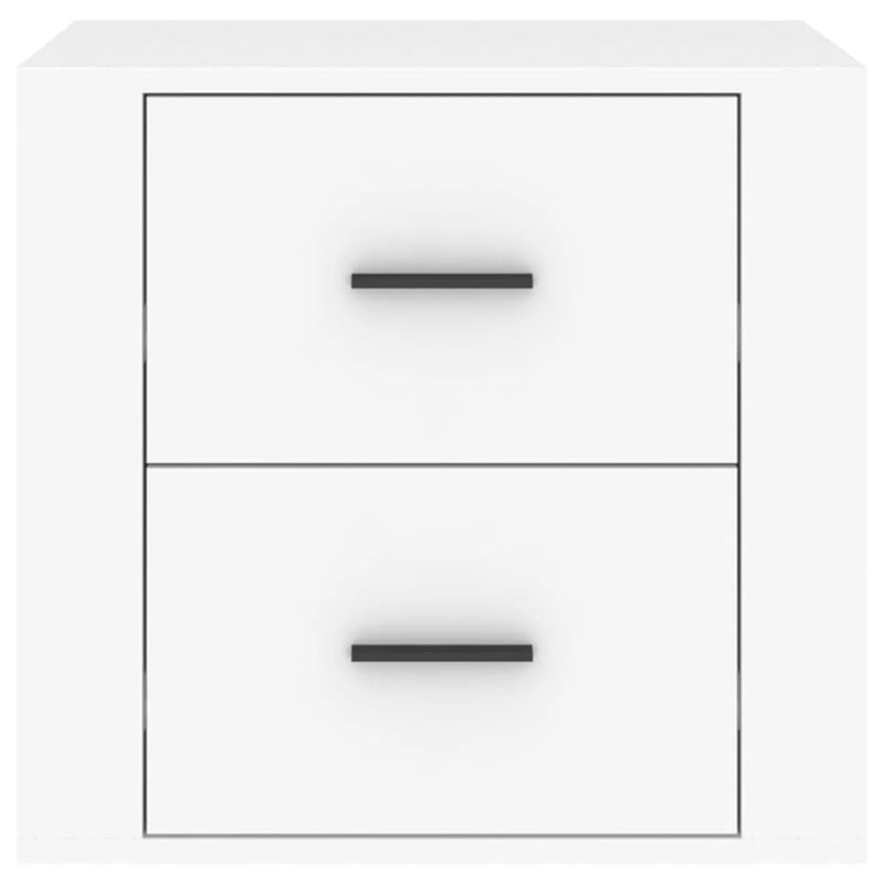 vidaXL Bedside Cabinet White 50x39x47 cm