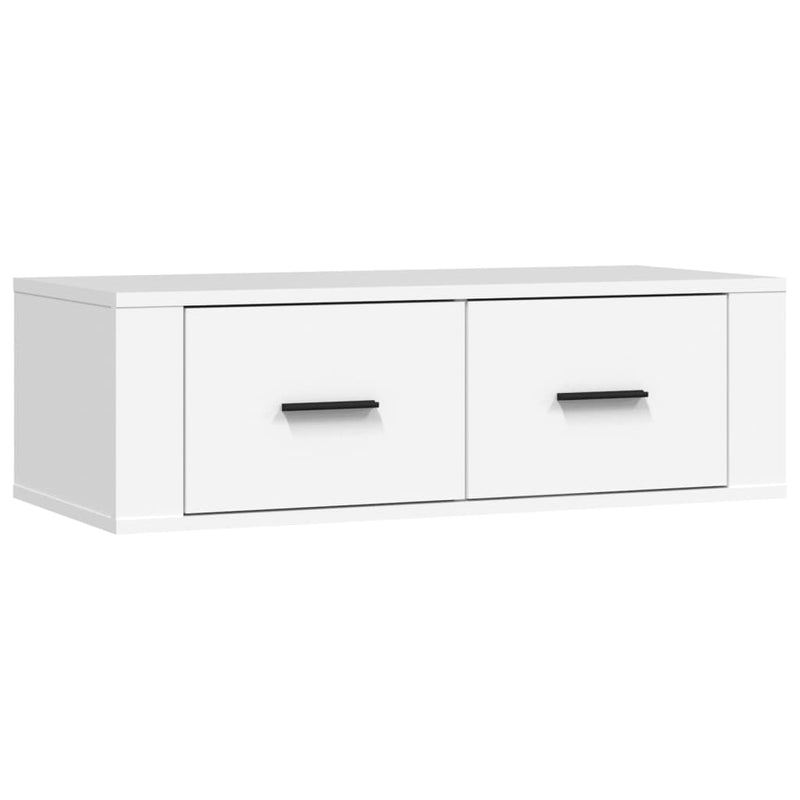 vidaXL Hanging TV Cabinet White 80x36x25 cm Engineered Wood