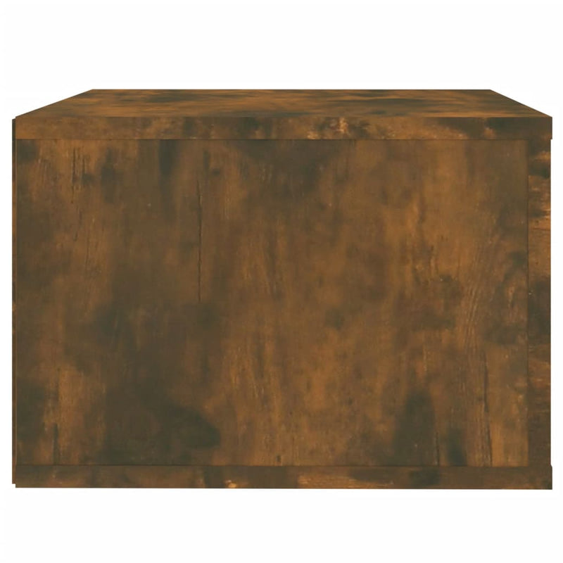 vidaXL Wall-mounted Bedside Cabinets 2 pcs Smoked Oak 50x36x25 cm