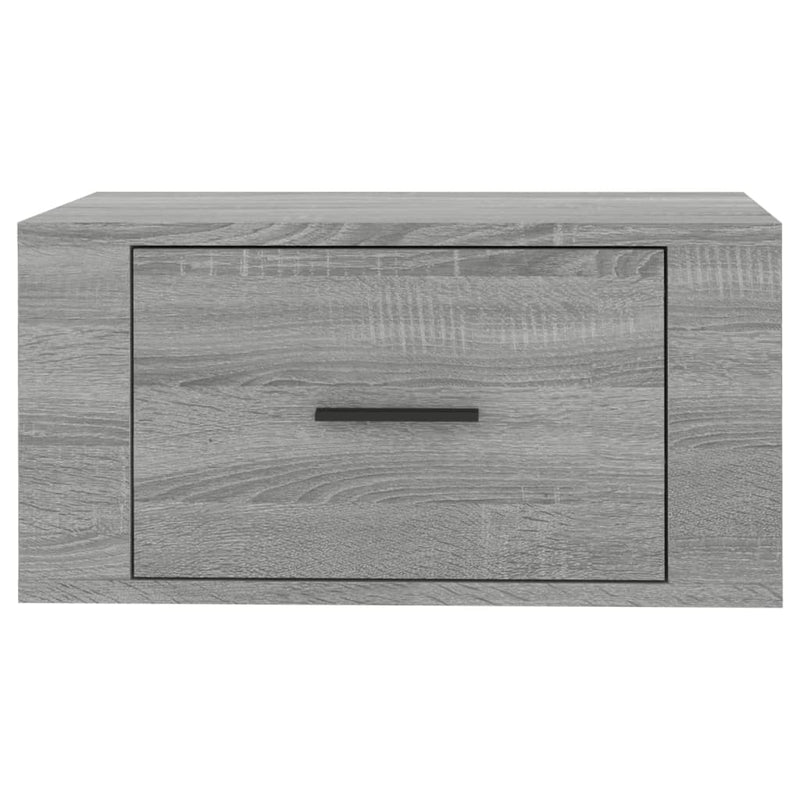 vidaXL Wall-mounted Bedside Cabinets 2 pcs Grey Sonoma 50x36x25 cm