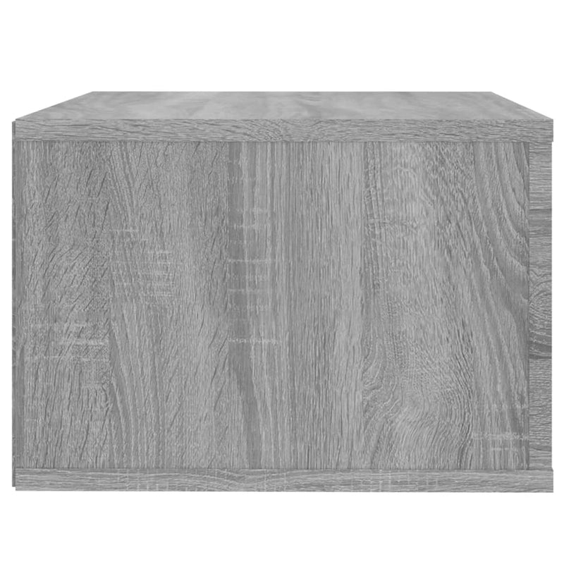 vidaXL Wall-mounted Bedside Cabinets 2 pcs Grey Sonoma 50x36x25 cm