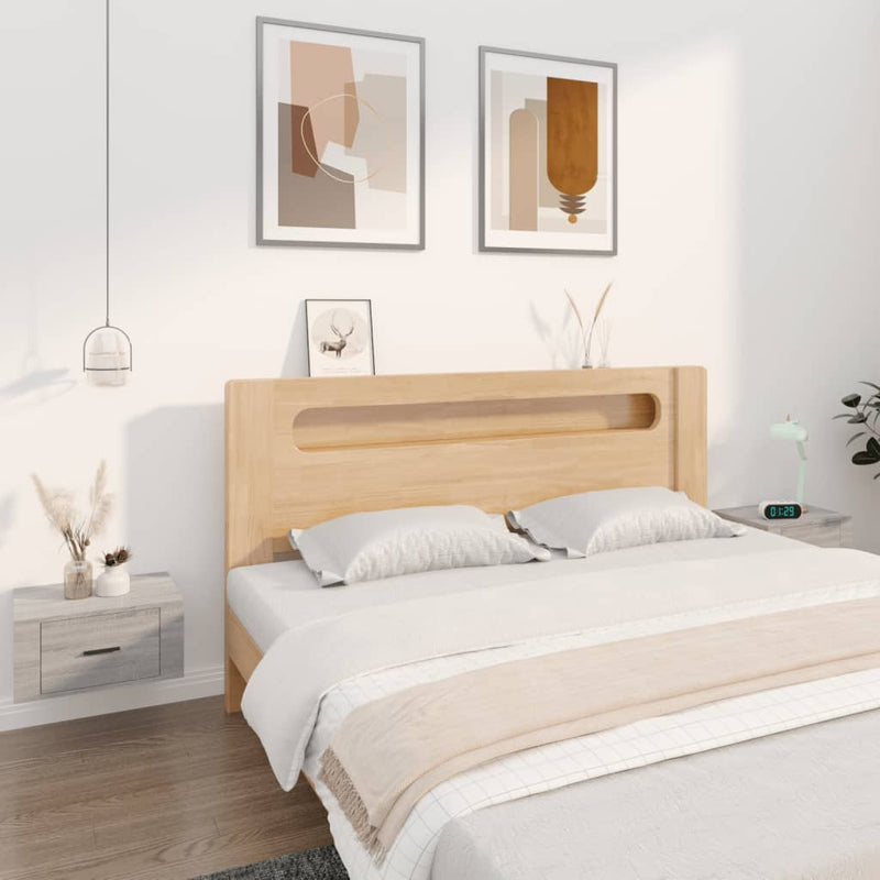 vidaXL Wall-mounted Bedside Cabinets 2 pcs Grey Sonoma 50x36x25 cm