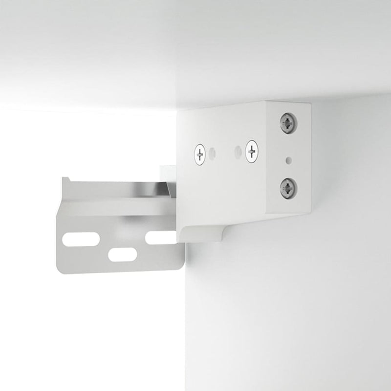 vidaXL Wall-mounted Bedside Cabinet White 50x36x47 cm