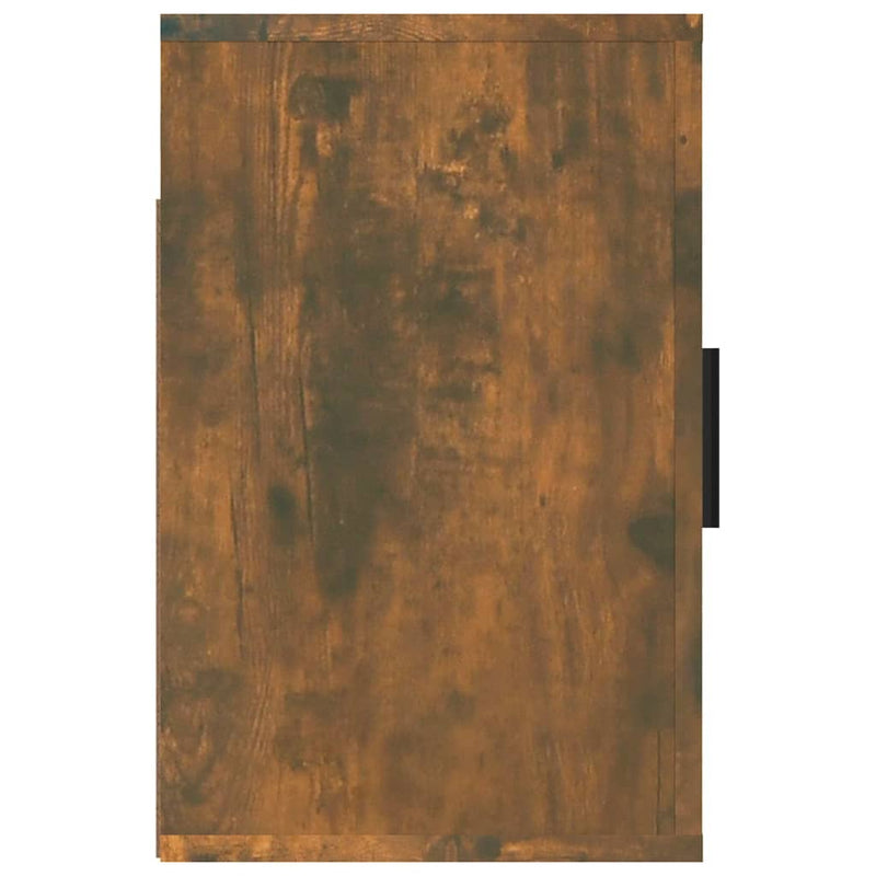 vidaXL Wall-mounted Bedside Cabinets 2 pcs Smoked Oak 50x30x47 cm