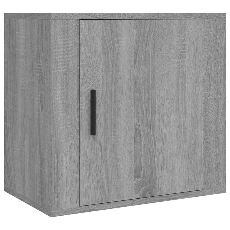 vidaXL Wall-mounted Bedside Cabinets 2 pcs Grey Sonoma 50x30x47 cm