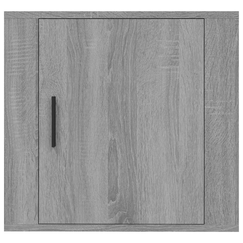 vidaXL Wall-mounted Bedside Cabinets 2 pcs Grey Sonoma 50x30x47 cm