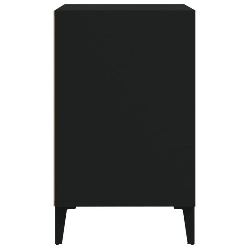 vidaXL Shoe Cabinet Black 102x36x60 cm Engineered Wood