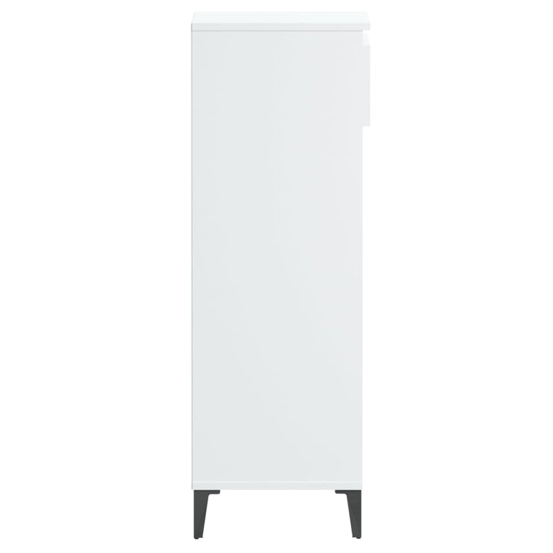 vidaXL Shoe Rack White 40x36x105 cm Engineered Wood