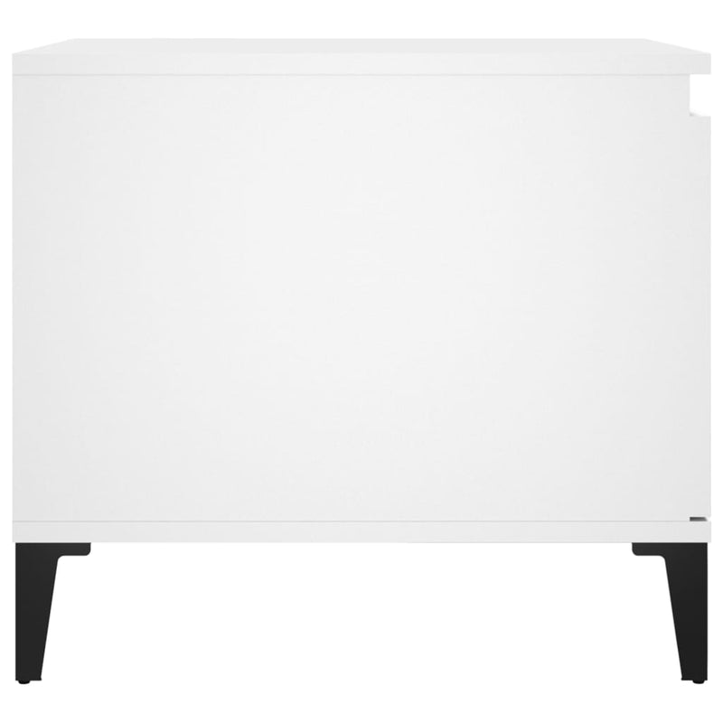 vidaXL Coffee Table White 100x50x45 cm Engineered Wood