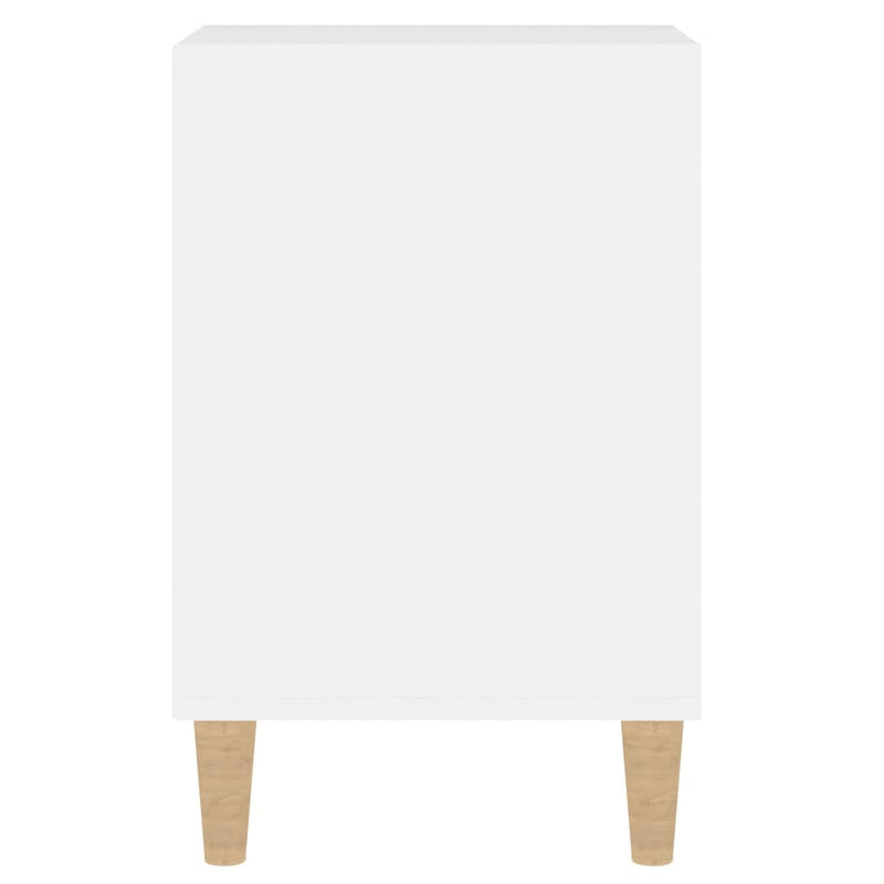 vidaXL TV Cabinet High Gloss White 100x35x55 cm Engineered Wood