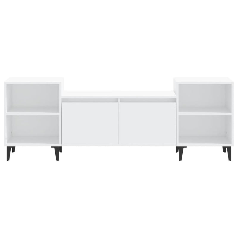 vidaXL TV Cabinet White 160x35x55 cm Engineered Wood