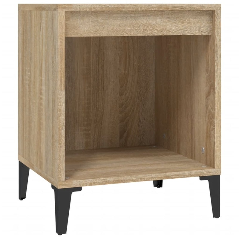 vidaXL Bedside Cabinets 2 pcs Sonoma Oak 40x35x50 cm