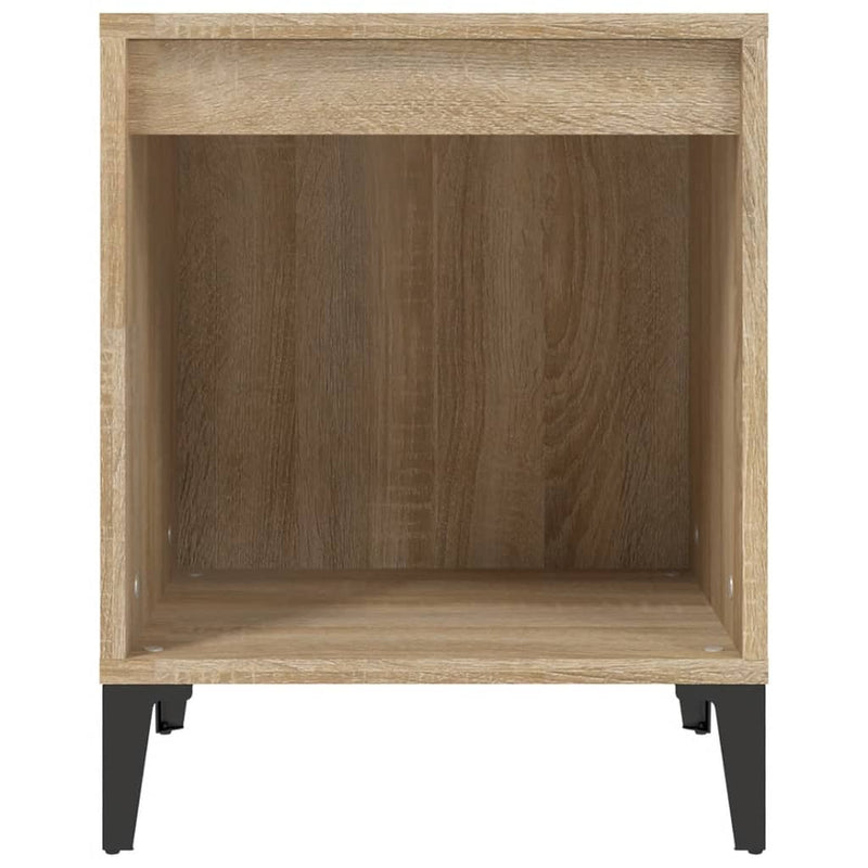 vidaXL Bedside Cabinets 2 pcs Sonoma Oak 40x35x50 cm