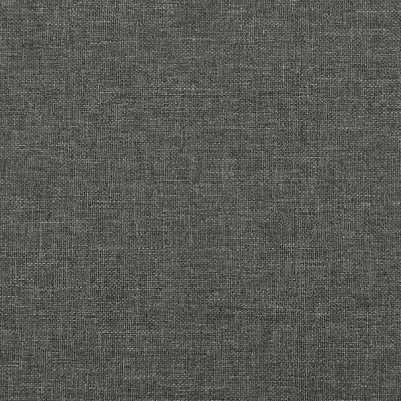 vidaXL Box Spring Bed Frame Dark Grey 107x203 cm King Single Fabric