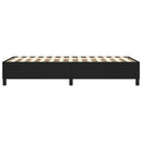vidaXL Box Spring Bed Frame Black King Single Faux Leather