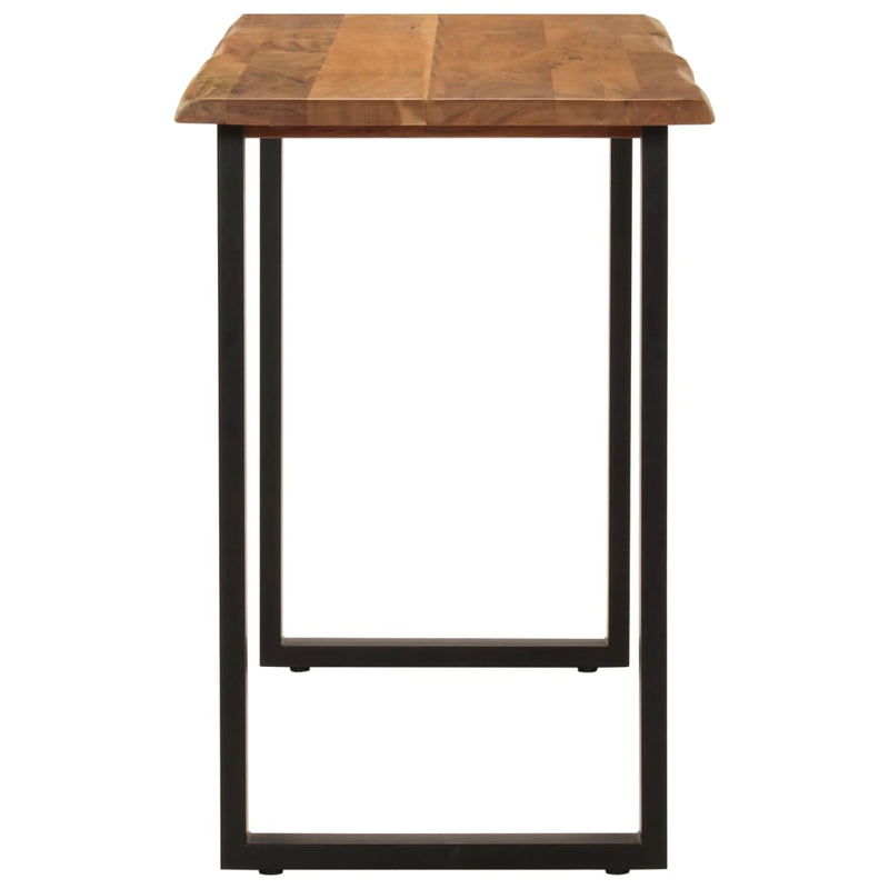 vidaXL Dining Table 110x50x76 cm Solid Wood Acacia
