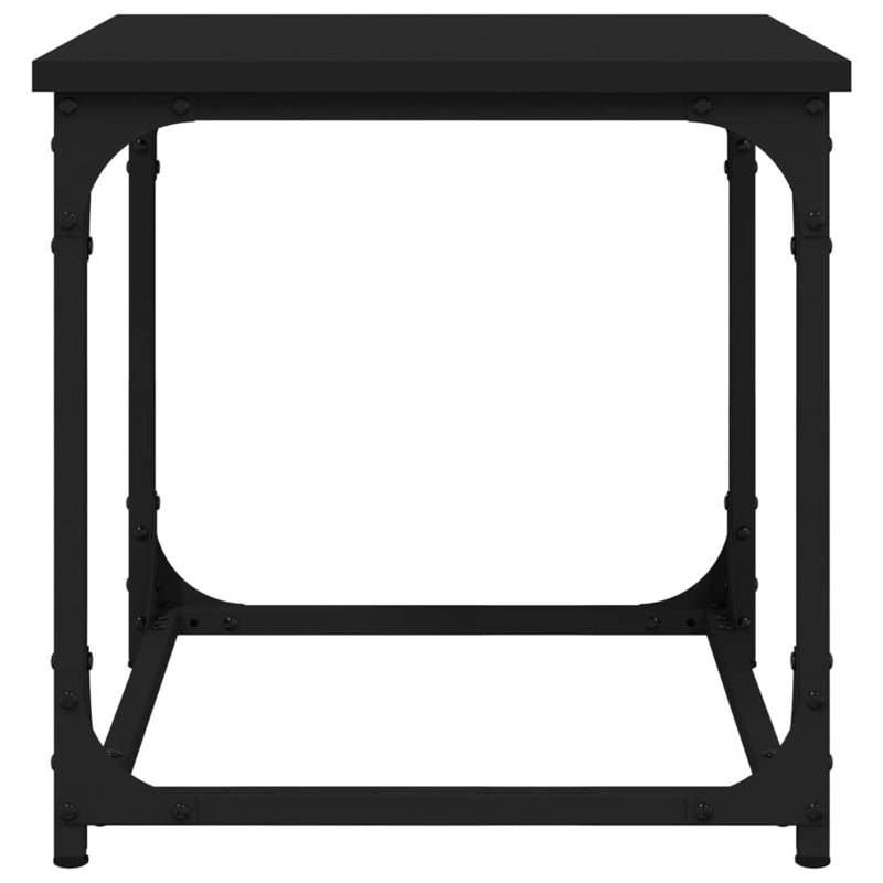 vidaXL Side Table Black 40x40x40 cm Engineered Wood