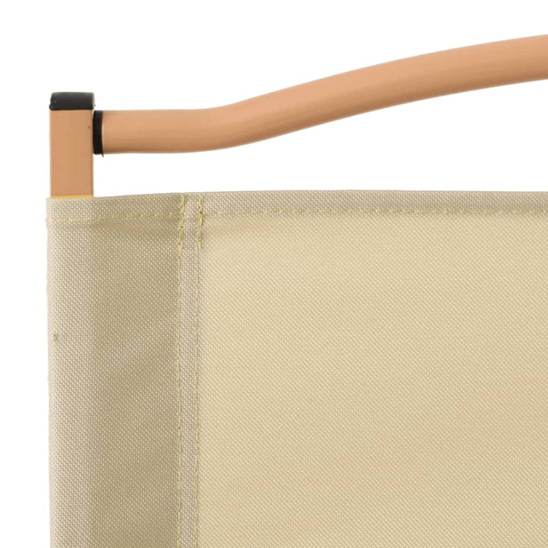 vidaXL Camping Chairs 2 pcs Beige 54x43x59 cm Oxford Fabric