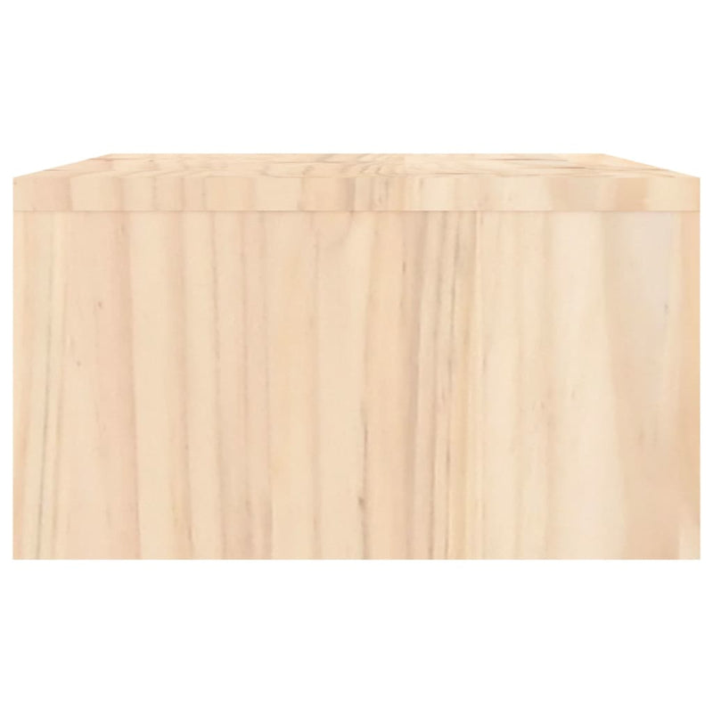 vidaXL Monitor Stand 100x27x15 cm Solid Wood Pine